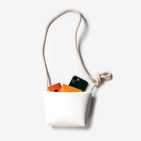 ロープのポーチ　ROPE / WHITE