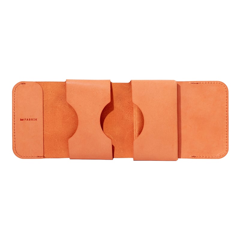 ポケット財布 MINI / BRICK RED | fabrik