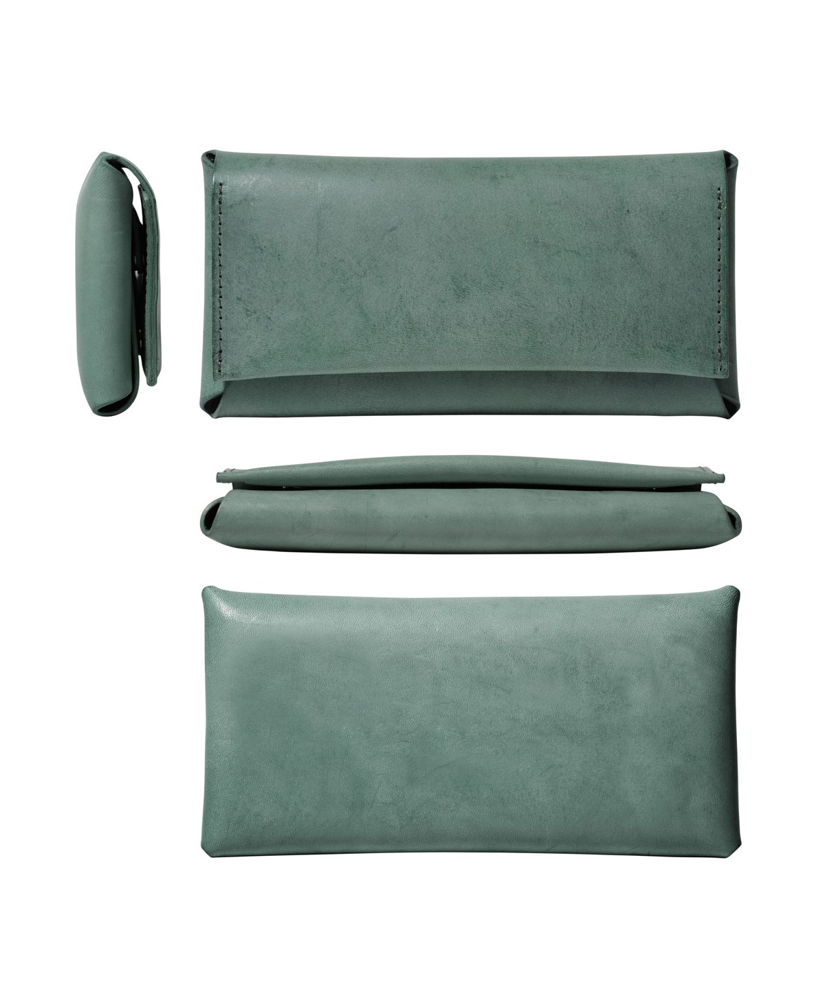 コンパクト設計の長財布 LONG WALLET / DARK GREEN | fabrik