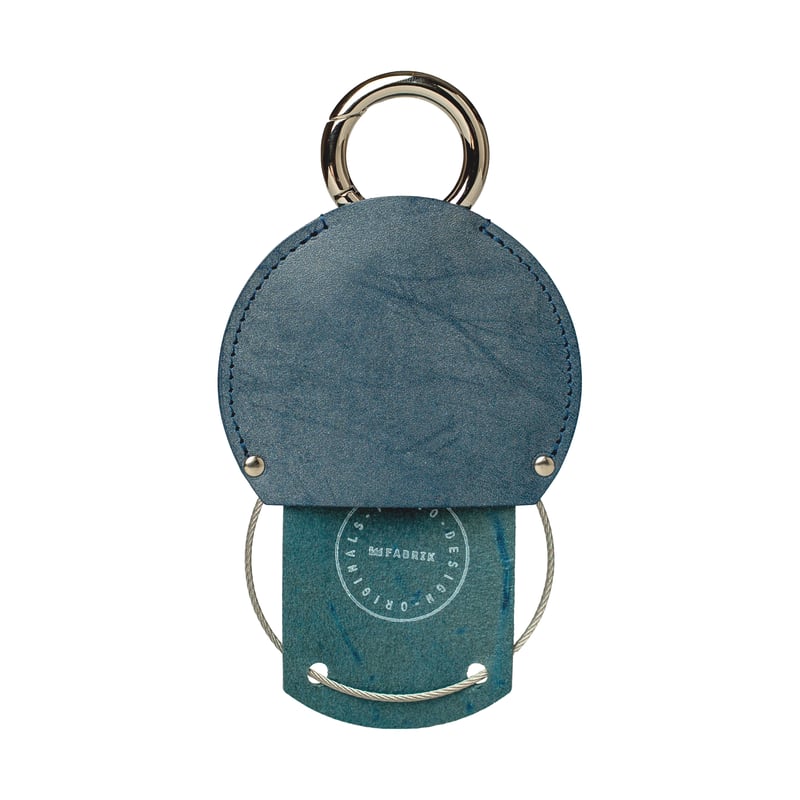 Yuu☺︎MCM キーケース Leather bag charm MCM Blue in Leather - 42363883