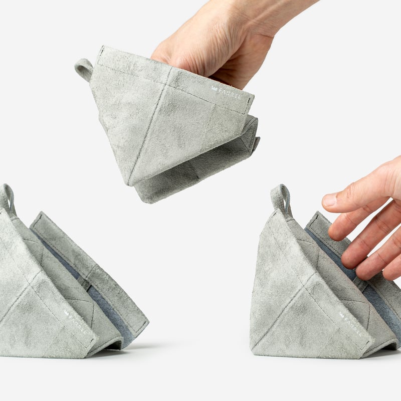 鍋つかみ・鍋敷き MITTEN & POT MAT / BLACK | fabrik