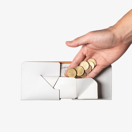 コインケースが取り外せる財布　BI-FOLD WALLET & [FLIP] / FABRIK TURQUOISE
