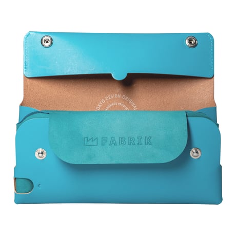 多彩な長財布　LONG WALLET:P / FABRIK TURQUOISE