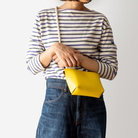 ロープのポーチ　ROPE / YELLOW