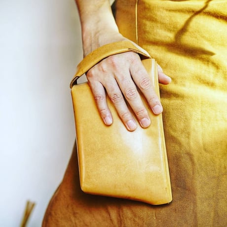 ハンドルポーチ　HANDLE POUCH / NATURAL