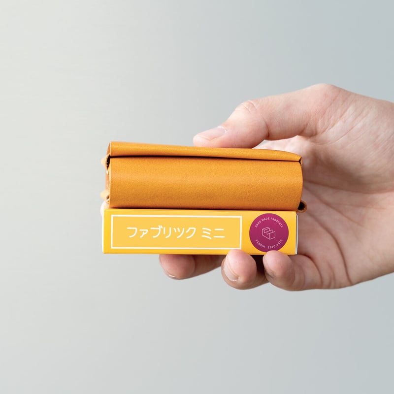 FABRIK ファブリック ポケット財布 MINI コンパクト財布 キャメル ポケット財布 MINI / CAMEL | fabrik