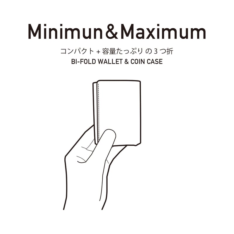 しっかり入ってコンパクトな財布 TRI-FOLD WALLET / ICE WHITE | f