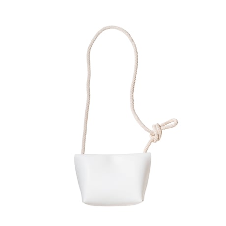 ロープのポーチ　ROPE / WHITE