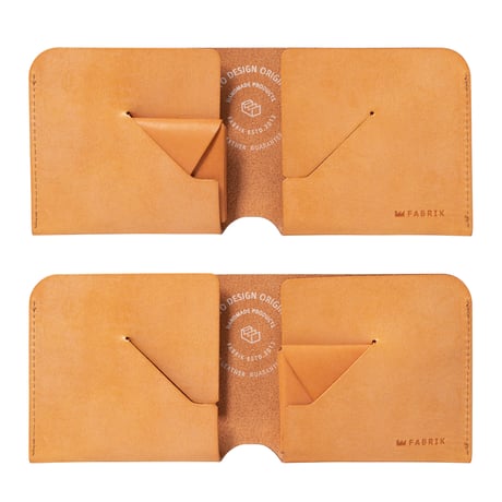 コインケースが取り外せる財布　BI-FOLD WALLET & [FLIP] / CAMEL