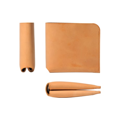 コインケースが取り外せる財布　BI-FOLD WALLET & [FLIP] / CAMEL