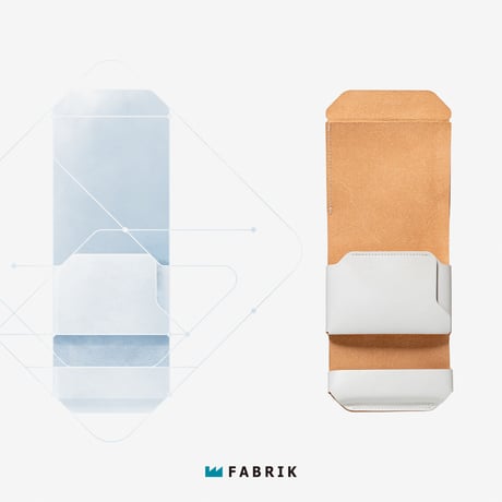 ミニマム＋αの財布　METRO / BLUE