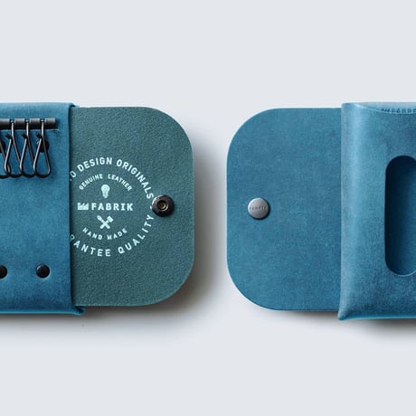 カードも入るキーケース　KEY CASE & CARD / BLUE