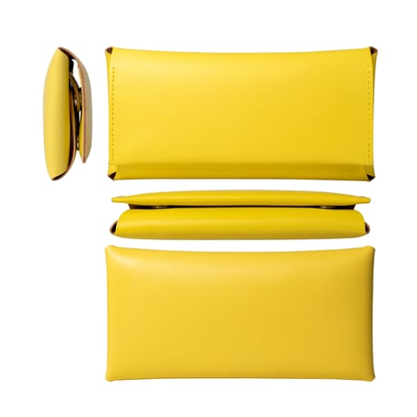 コンパクト設計の長財布　LONG WALLET / LEMON