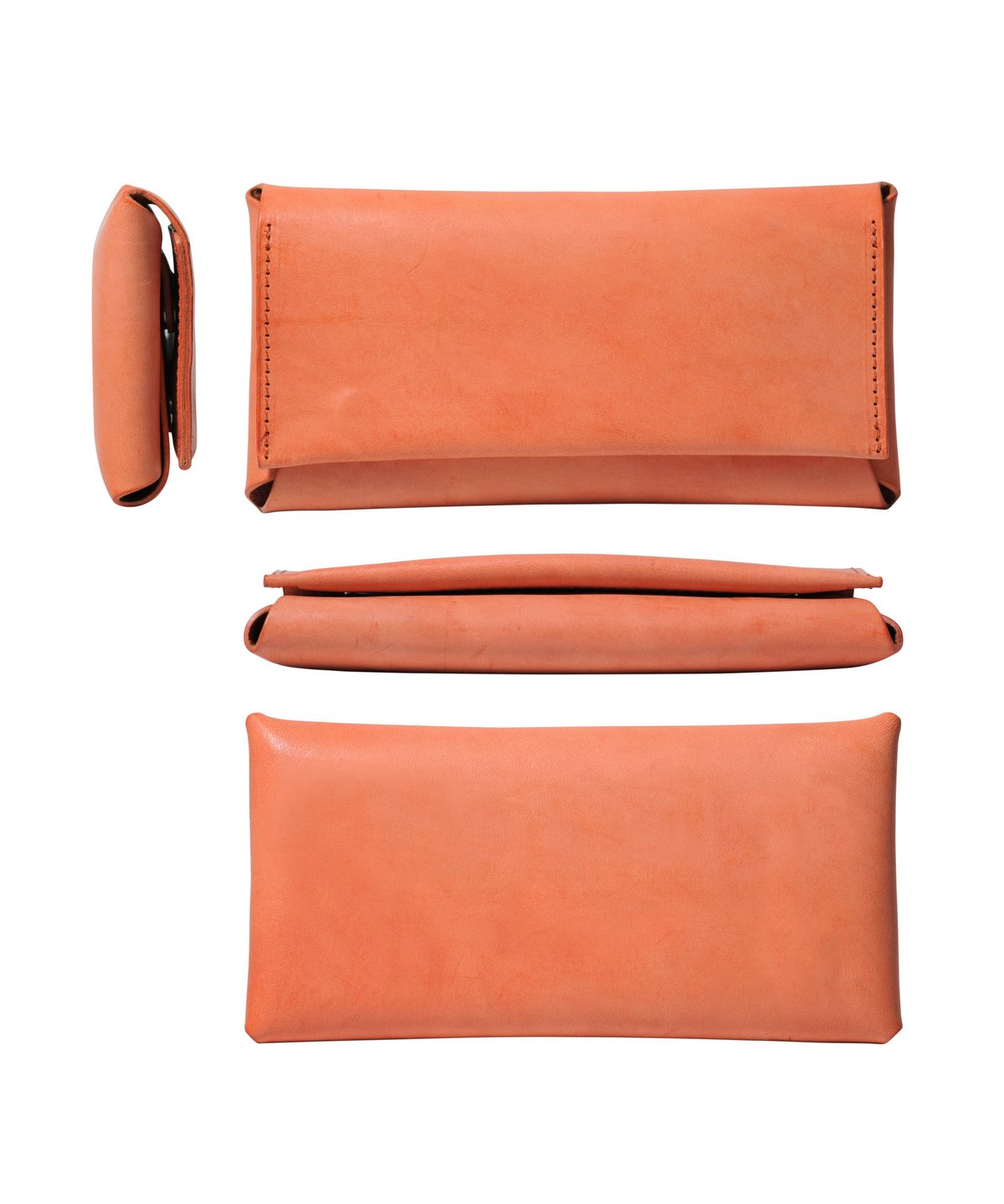コンパクト設計の長財布 LONG WALLET / BRICK RED | fabrik
