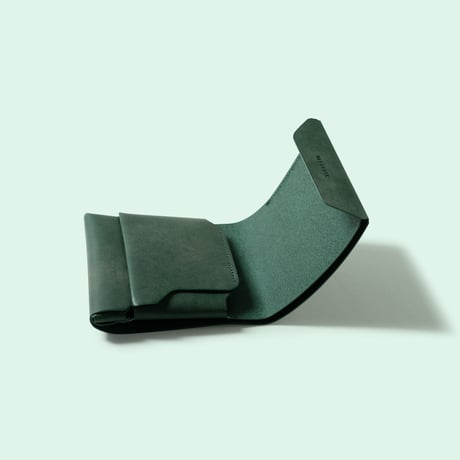 ミニマム＋αの財布　METRO / DARK GREEN