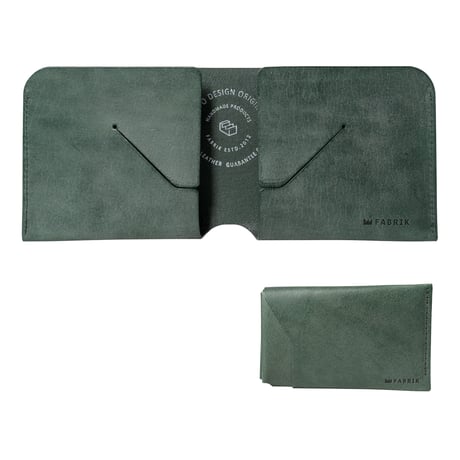 コインケースが取り外せる財布　BI-FOLD WALLET & [FLIP] / DARK GREEN