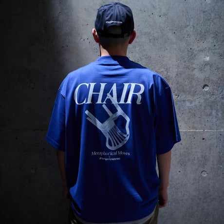 METAPHORICAL MOVES T-SHIRTS"CHAIR"(BLUE)