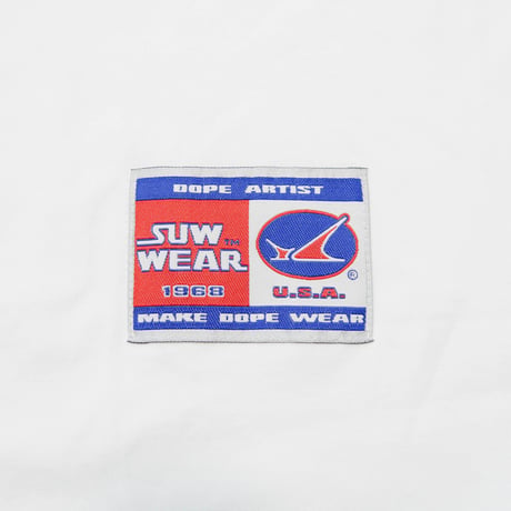 SUW WEAR×FORGET NEVER CLASSIC LOGO T-SHIRTS (WHITE)