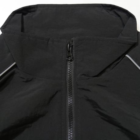 SIDE LOGO NYLON VEST (BLACK)
