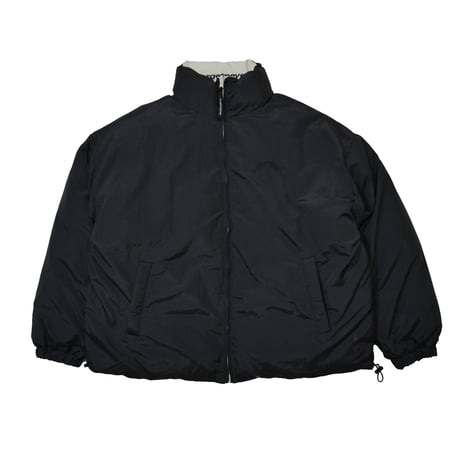 REVERSIBLE INNERCOTTON JACKET (BLACK/OFF WHITE)