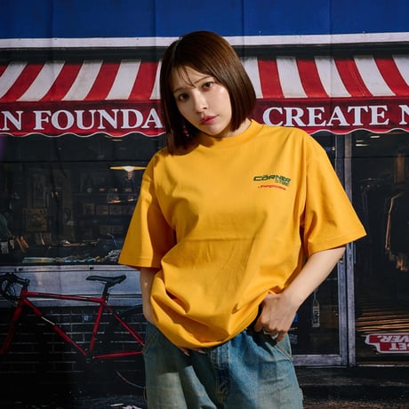 THE CORNER STORE T-SHIRTS(GOLD)