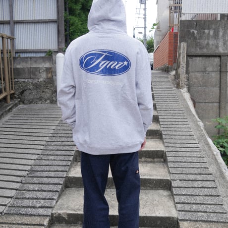 CLASSIC MOTOR LOGO HOODIE (ASH)