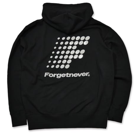F DOTS LOGO ZIP UP HOODIE (BLACK)