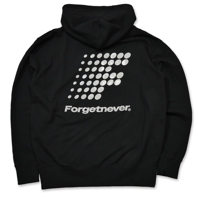 F DOTS LOGO ZIP UP HOODIE (BLACK)