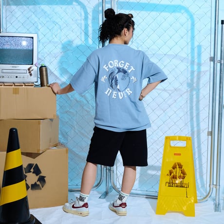 FLOW LIKE WATER T-SHIRTS (L.BLUE)