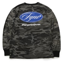 CLASSIC MOTOR LOGO CAMO L/S T-SHIRTS (BLACK CAMO)