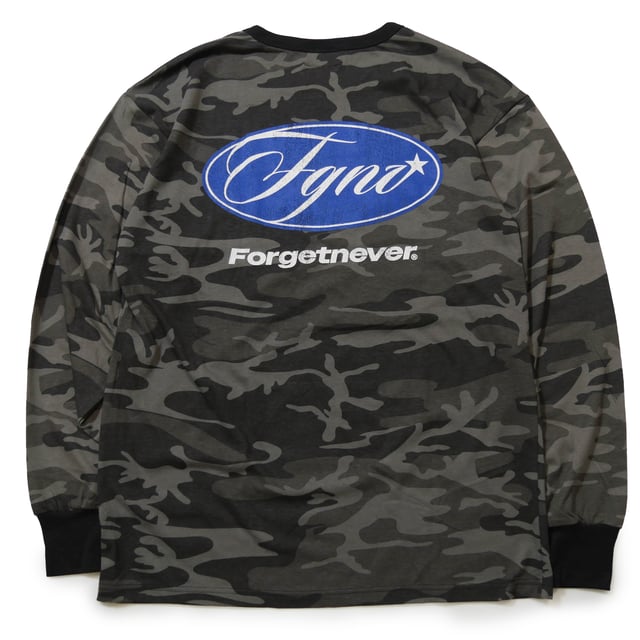 CLASSIC MOTOR LOGO CAMO L/S T-SHIRTS (BLACK CAMO)
