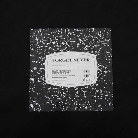 YOU MUST LEARN T-SHIRTS (BLACK)ノート付き