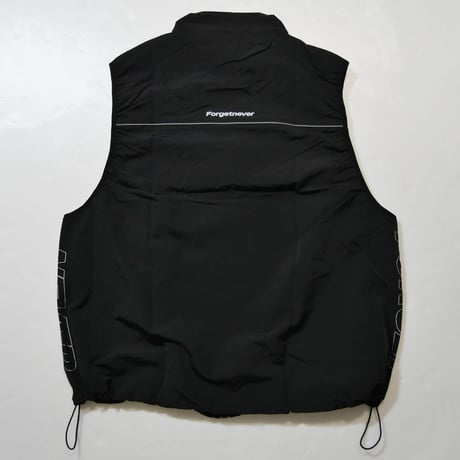 SIDE LOGO NYLON VEST (BLACK)