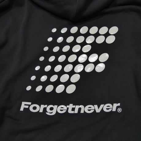 F DOTS LOGO ZIP UP HOODIE (BLACK)