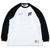 COAST TO COAST RAGLAN L/S T-SHIRTS (BLACK)
