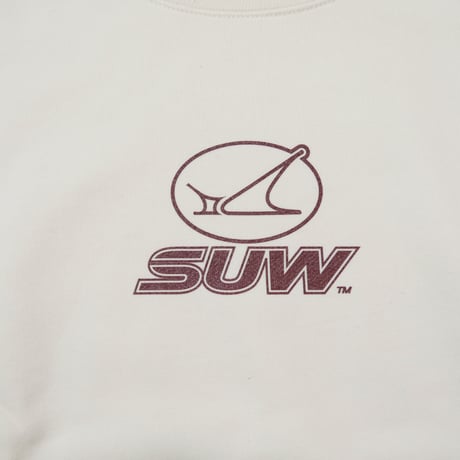 SUW WEAR×FORGET NEVER CLASSIC LOGO SWEAT SHIRTS (NATURAL)