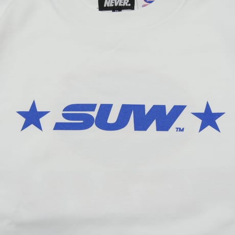 SUW WEAR×FORGET NEVER CLASSIC LOGO T-SHIRTS (WHITE)