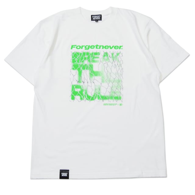 BREAK THE RULE T-SHIRTS (WHITE)