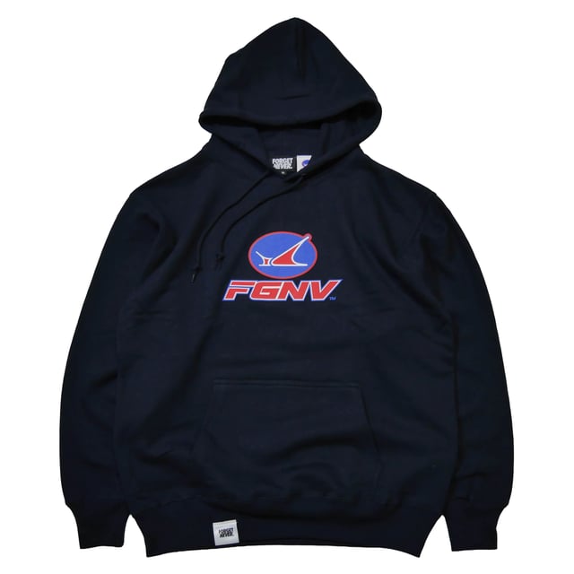 SUW WEAR×FORGET NEVER CLASSIC LOGO HOODIE (NAVY)