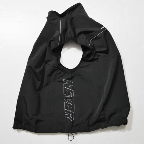 SIDE LOGO NYLON VEST (BLACK)
