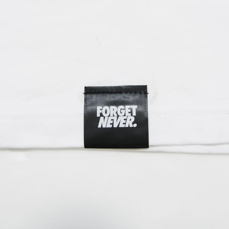 SUW WEAR×FORGET NEVER CLASSIC LOGO T-SHIRTS (WHITE)