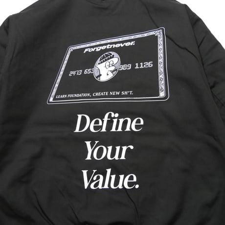 DEFINE STADIUM JACKET(BLACK)