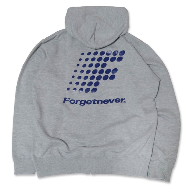 F DOTS LOGO ZIP UP HOODIE (H.GRAY)