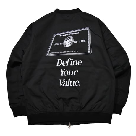 DEFINE STADIUM JACKET(BLACK)