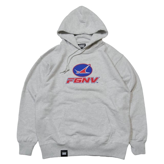 SUW WEAR×FORGET NEVER CLASSIC LOGO HOODIE (ASH)