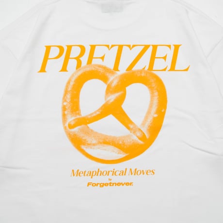METAPHORICAL MOVES T-SHIRTS"PRETZEL"(WHITE)