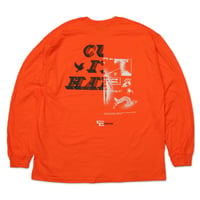 BBOY YU-KI & Taichi SIGNATURE MODEL "HAPPY FOOLS" L/S T-SHIRTS (ORANGE)