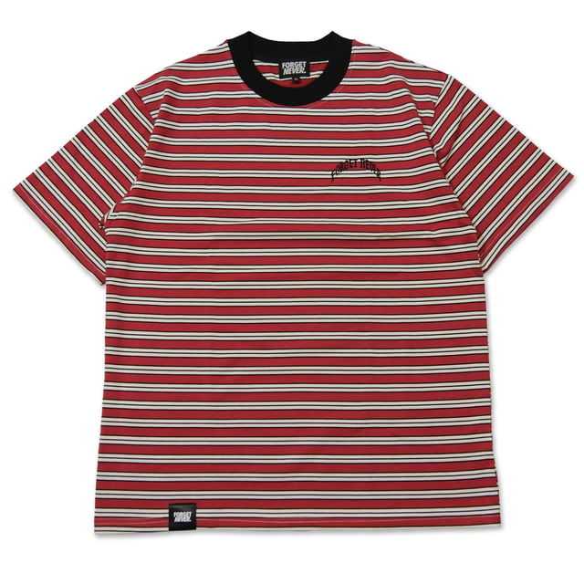 OLD ARCH MULTI BORDER T-SHIRTS (RED)