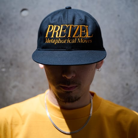 METAPHORICAL MOVES 6PANEL CAP"PRETZEL"(BLACK)