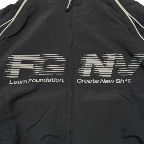 REFLECTIVE TRACK JACKET (BLACK)